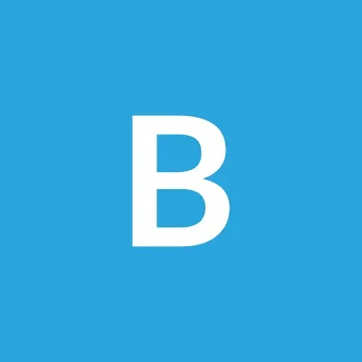 BlueSky Home Offer-Review-Icon-B Bold white letter B centered on a light blue square background.